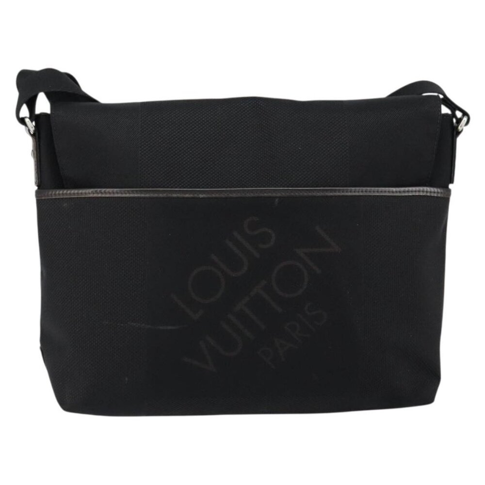 Authentic LOUIS VUITTON Damier Geant Roux Shoulder Bag Black M93079 LV - Picture 9 of 16